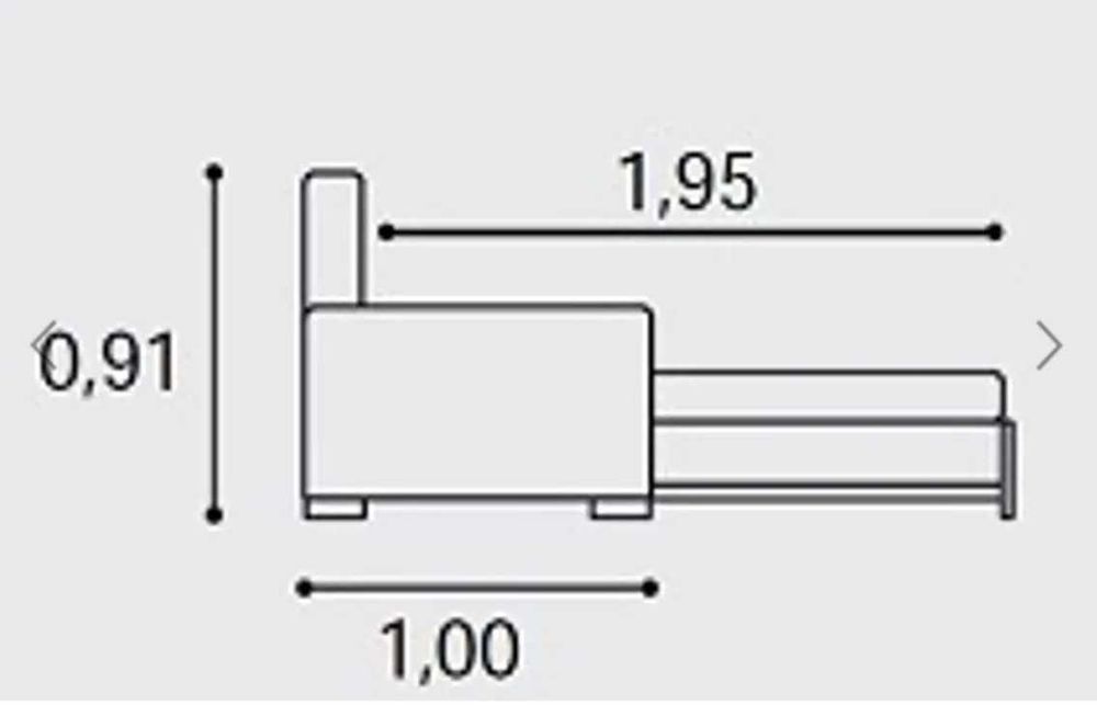 Sofá Cama Uno Single (cama 80 cm)