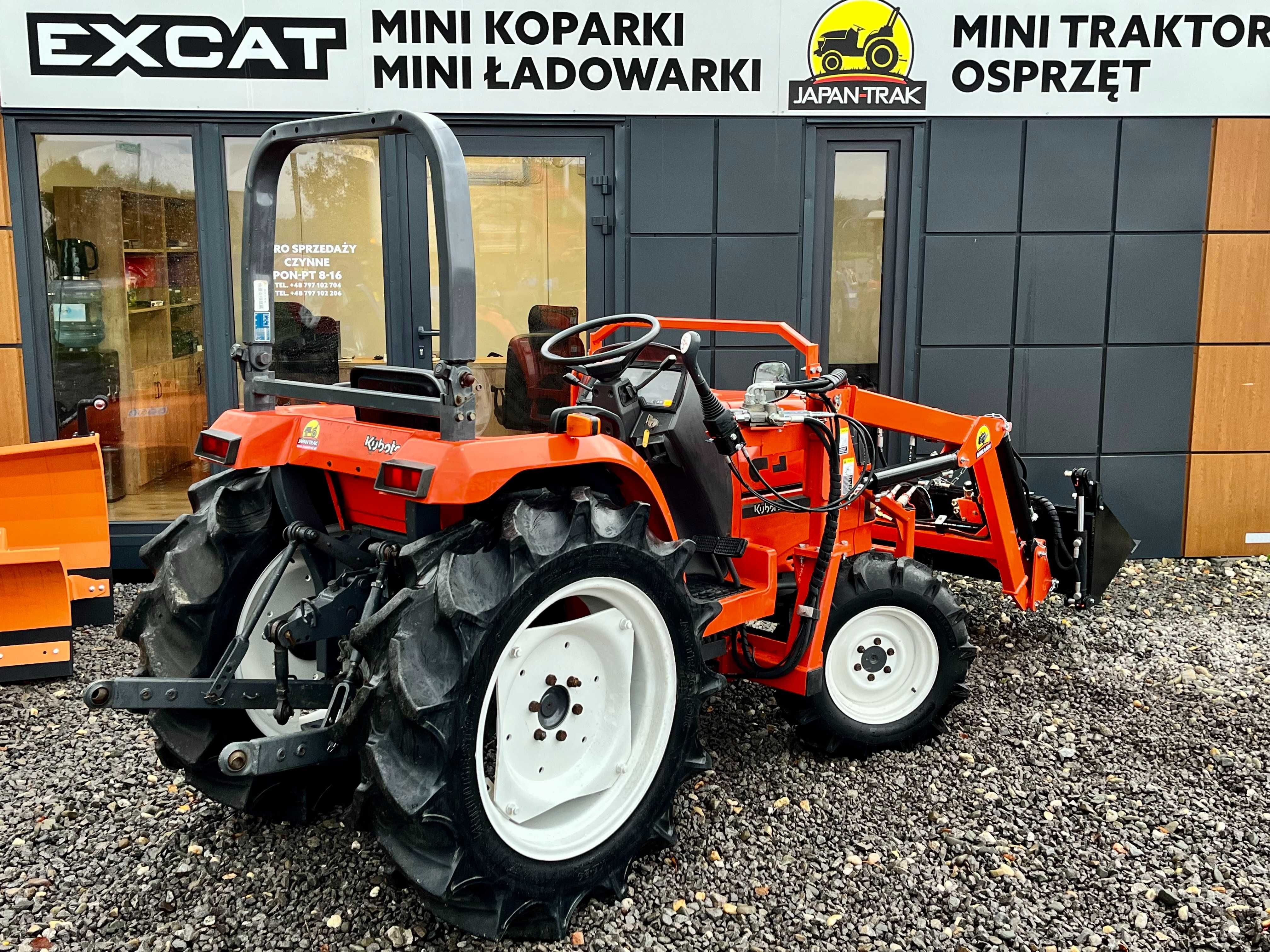 Kubota GT8, 4x4, Mini traktor, ładowacz, tur, JAPAN TRAK