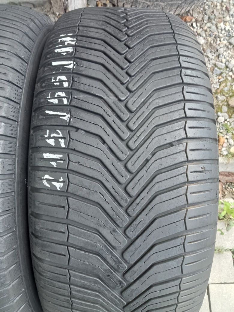 2x Opony Używane 215/55R17 Całoroczne Michelin