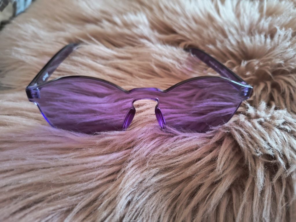 Okulary fioletowe