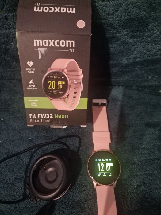 Smartwatch Maxcom Fit FW32 Neon Różowy
