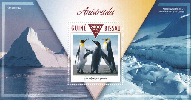 Gwinea Bissau 2015 cena 4,90 zł kat.6€ (2) - pingwiny