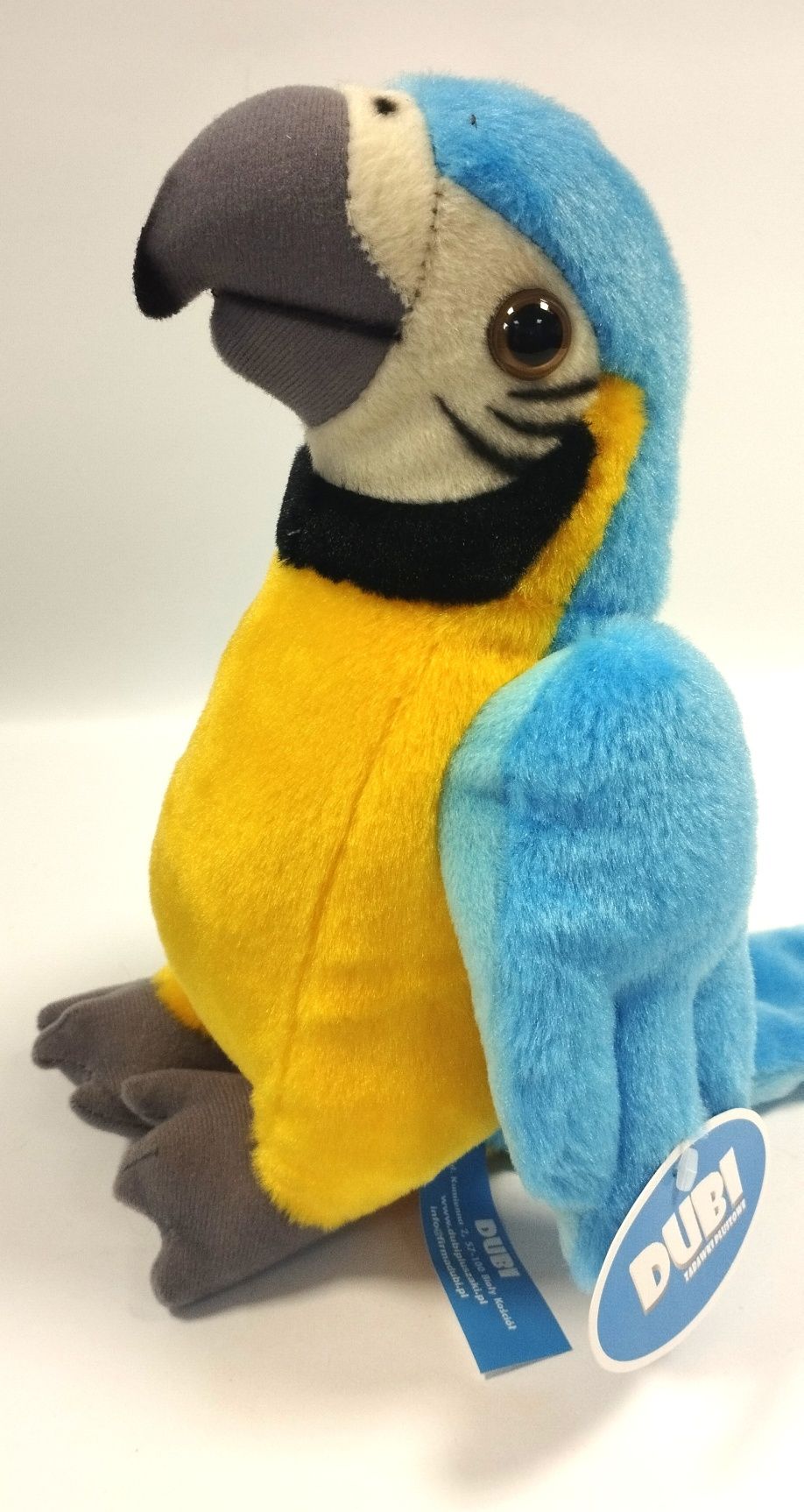 Papuga ara pluszowa 23cm maskotka niebieska
