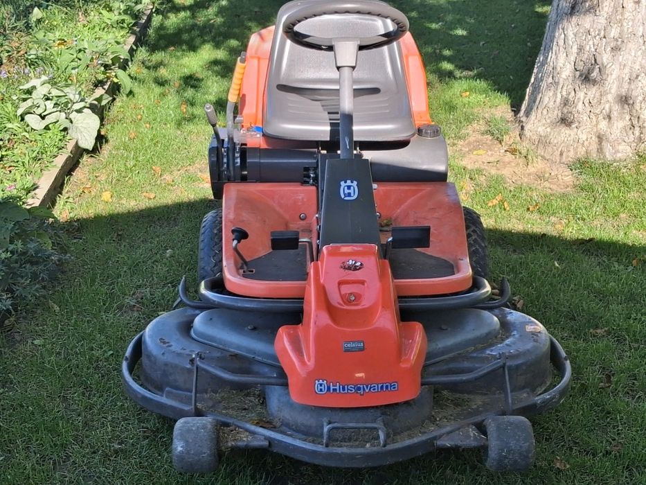Husqvarna rider traktorek kosiarka briggs mulcher