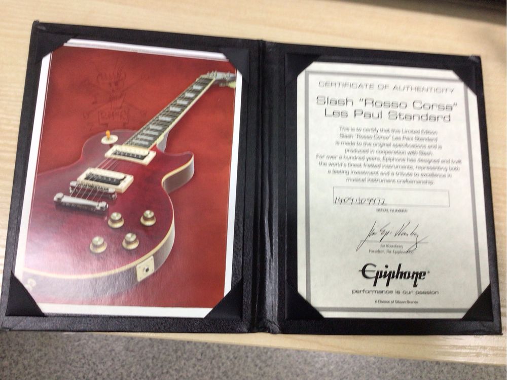 Epiphone Slash Rosso Corsa Les Paul Standard