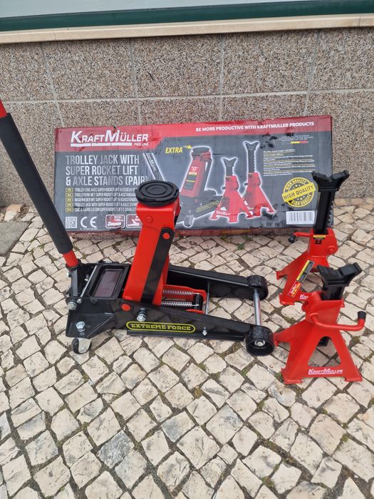 conjunto de macaco de 4 toneladas e preguiças novos