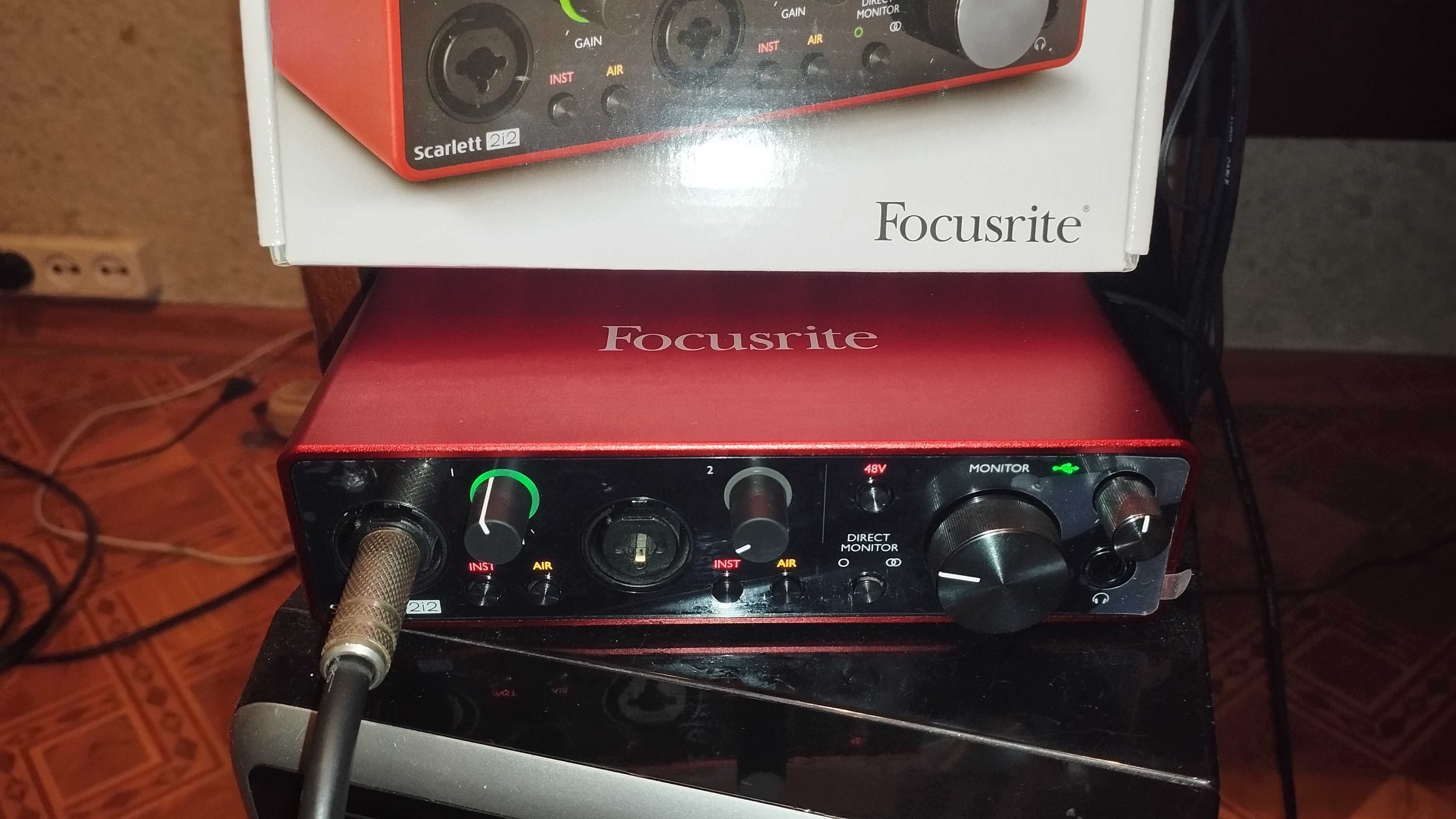 Звукова карта Focusrite scarlett 2i2 3rd Ger