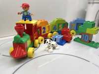 Lego Duplo 10558 Pociag z Cyferkami Figurka Pieskiem