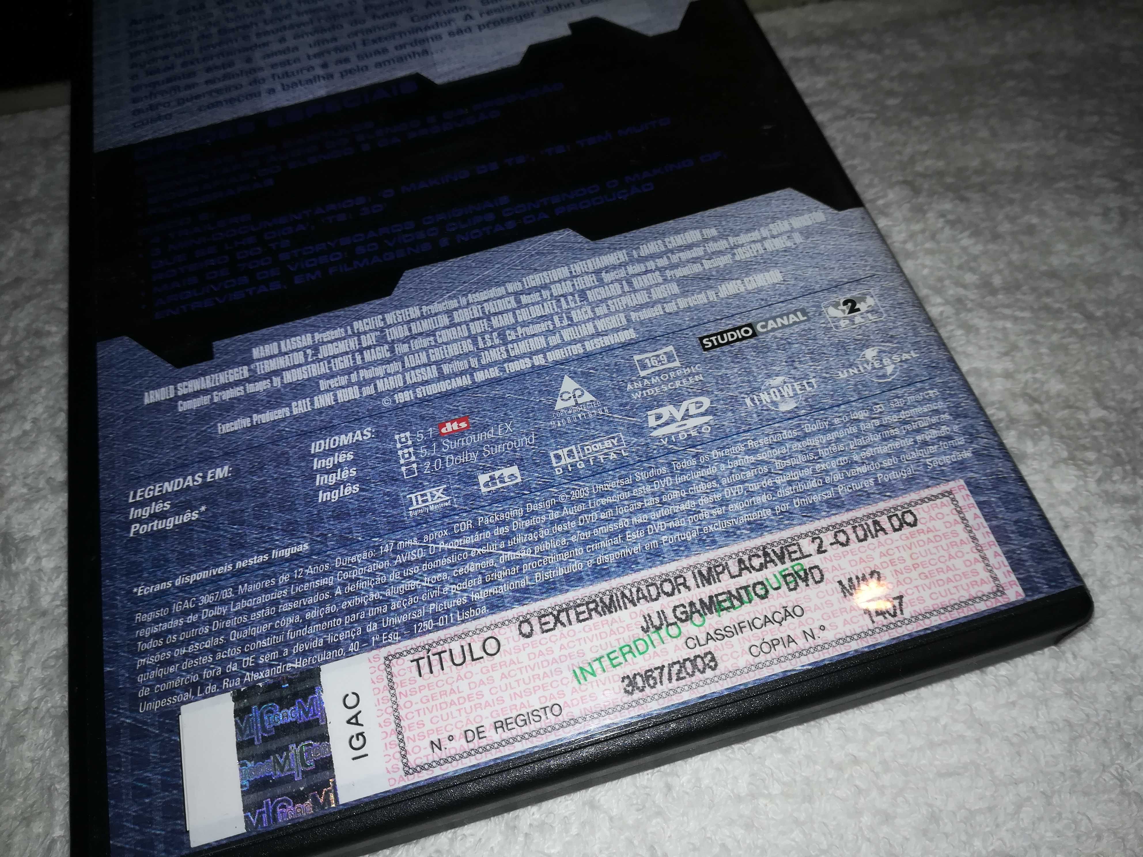 o exterminador implacável 2 (edição especial 2 dvds) caixa metálica