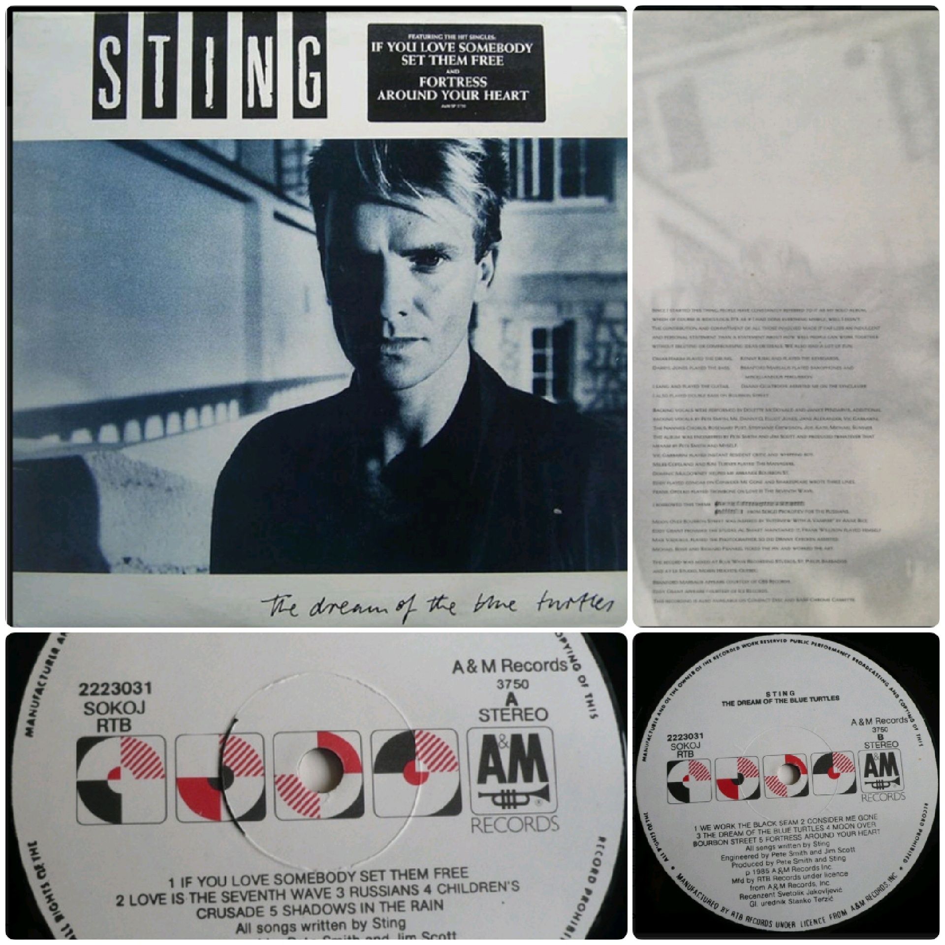 Вінілові платівки  -  Sting
