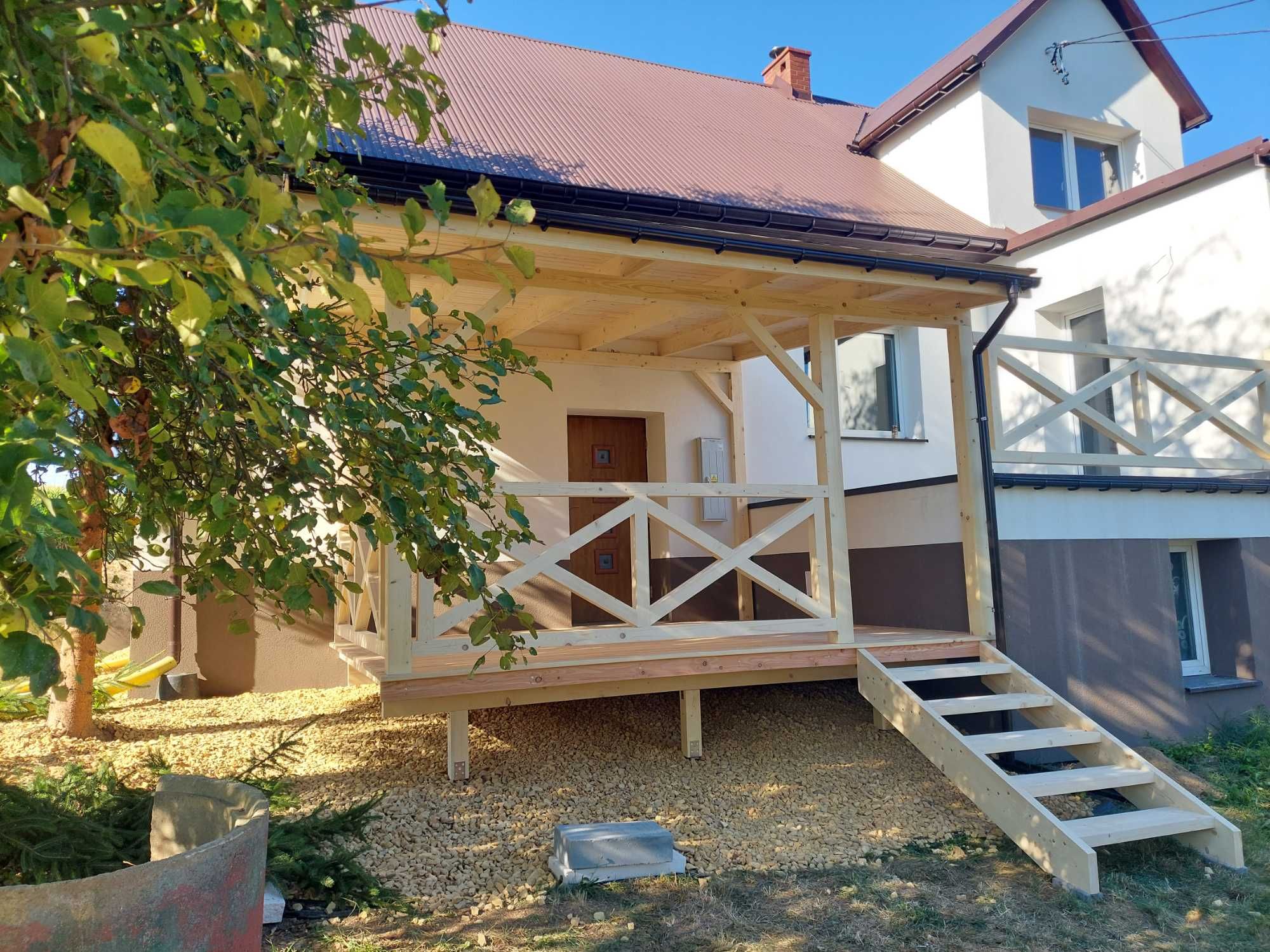 Zadaszenie Ganek Taras Producent Montaż 4x3 (Dostępne inne wymiary)