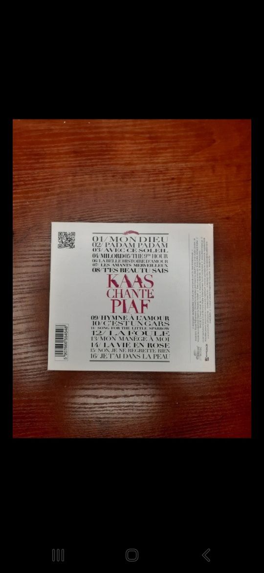 Płyta CD Kaas Chante Piaf