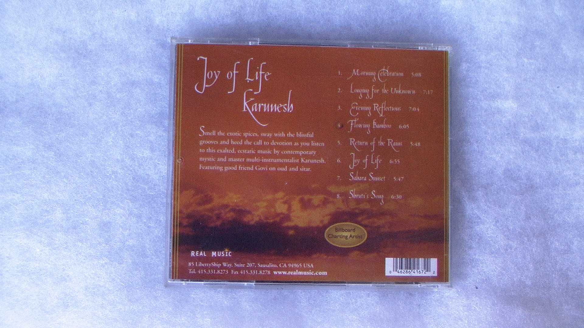 CD Karunesh *Joy Of Life*