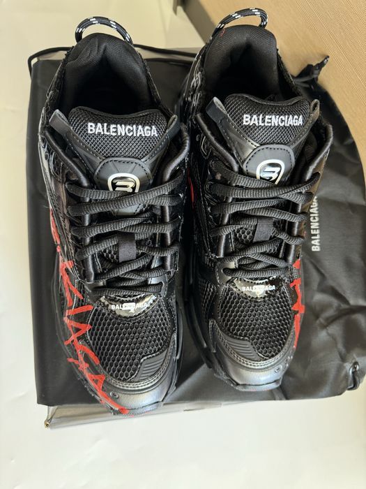 кроссовки Balenciaga Runners graffiti Black 42, 43 44