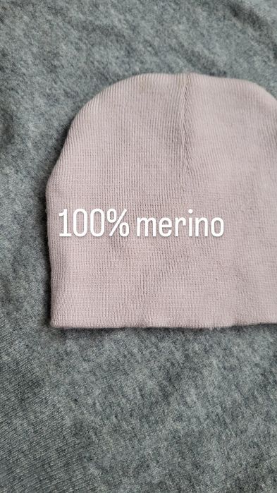 Czapka dziewczynka 100% merini