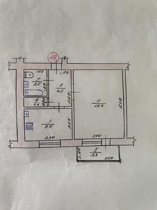 Продам 1 кімнатну квартиру