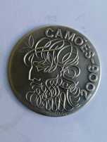 Medalha em prata maciça 2006 de homenagem a Luís de Camões