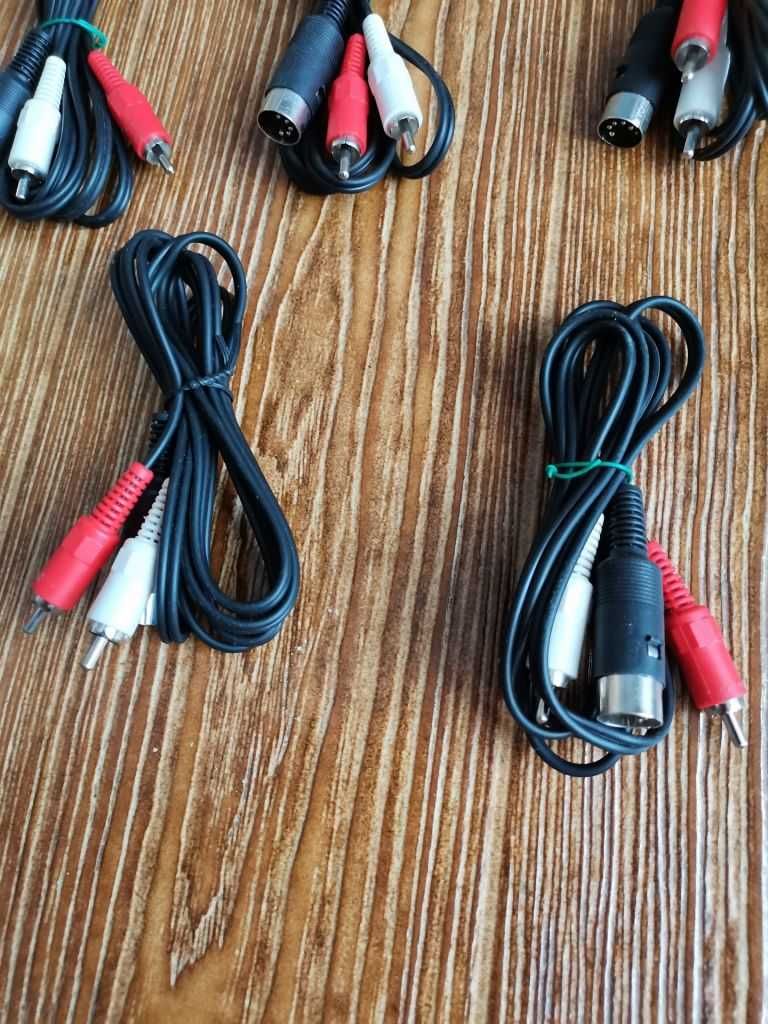 Кабель  DIN-5 pin 2 RCA тюльпан 1м