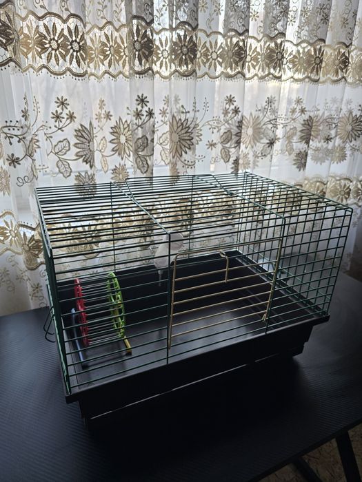 Клітка для хом’яка / гризуна + поїлка та колесо