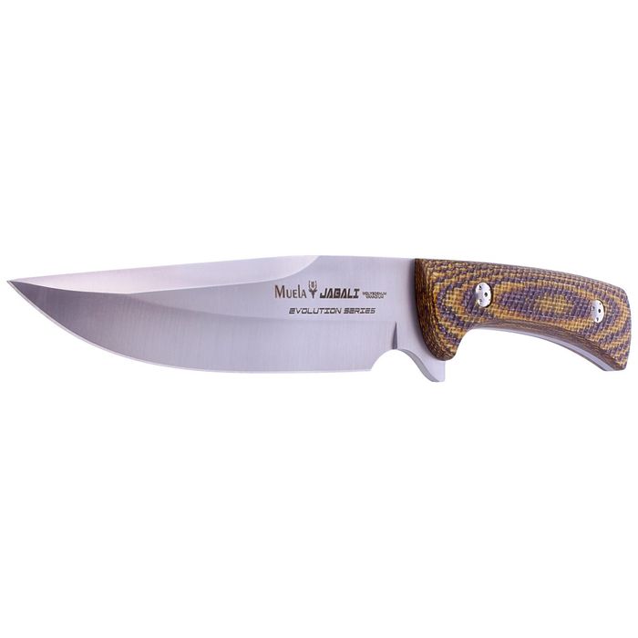 Nóż Muela Jabali Brown Micarta, Satin 170mm (JABALI-17G)