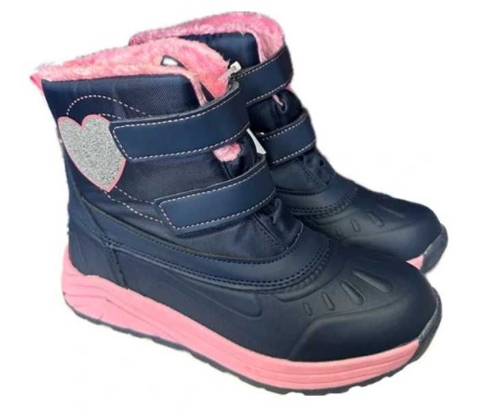 Śniegowce dziewczęce ocieplane CLEVE rozmiar 36 nowe