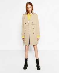 Casaco Trench bege ZARA