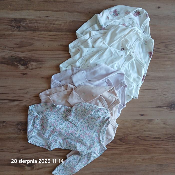 Body niemowlęce + spodnie rozm. 56