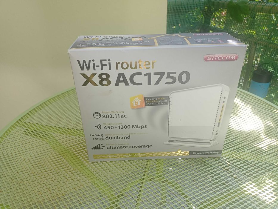 Router SITECOM WLR-8100 AC1750 WiFi Dual-Band ‎802.11ac 1750 Mb/s WROC