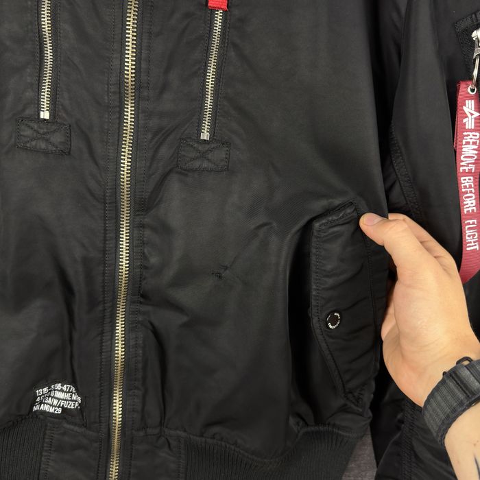 Бомбер куртка Alpha industries big logo