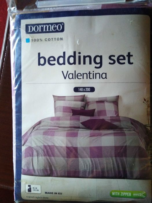 Комплект постільної білизни 140х200,60х80
