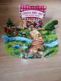 Puzzle chatka baby Jagi oraz 2 gry z Kubusiem Puchatkiem