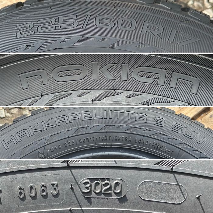 Зимові Шини 225 60 R17 Nokian Hakkapeliitta 9 SUV