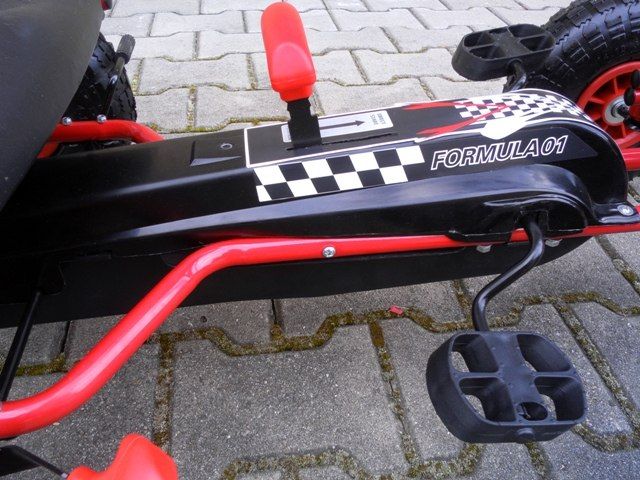 Gokart A15 czerwony, gokarty dziecięce na pedały