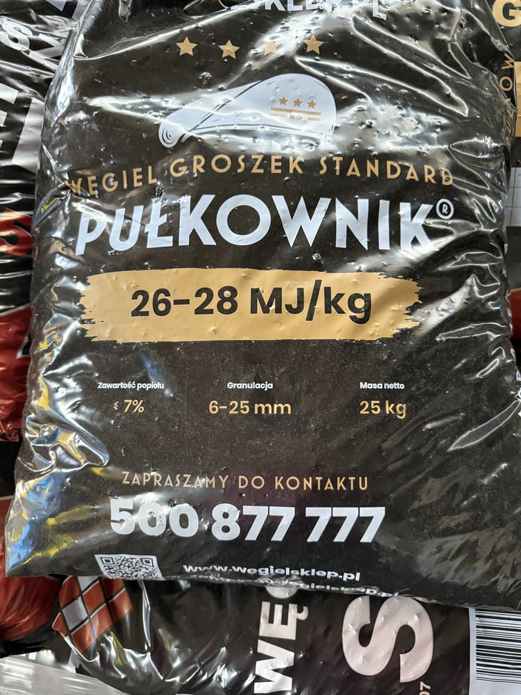 WĘGIEL GROSZEK Pułkownik 1420 pln/t dawniej ekogroszek Ostrów Wlkp.