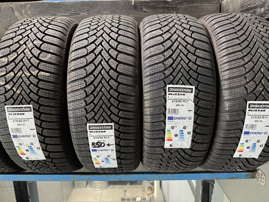 4x 215/55r17 Bridgestone Blizzak 6 , NOWE !