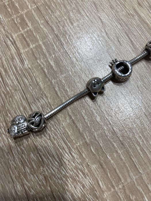 Браслет Pandora с шармами оригінал срібло