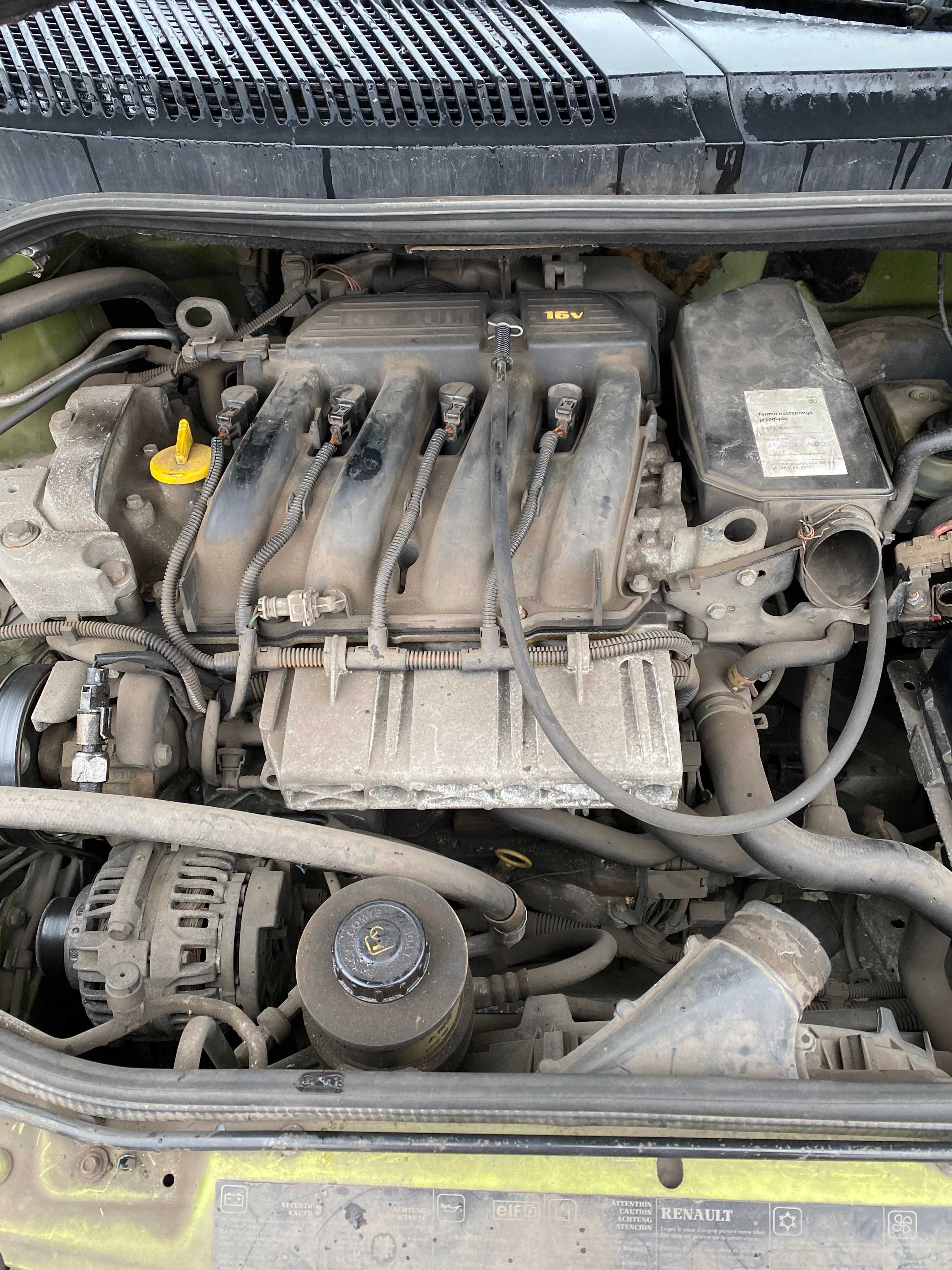 Silnik Kompletny 1.6 16V B Renault Scenic 1 I Megane 1 K4M A 7/00