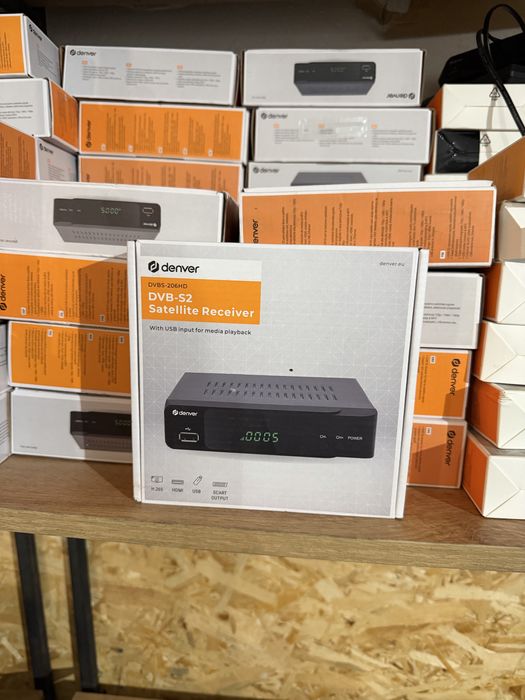 Супутниковий ресівер  спутниковый тюнер denver full hd dvb-s2