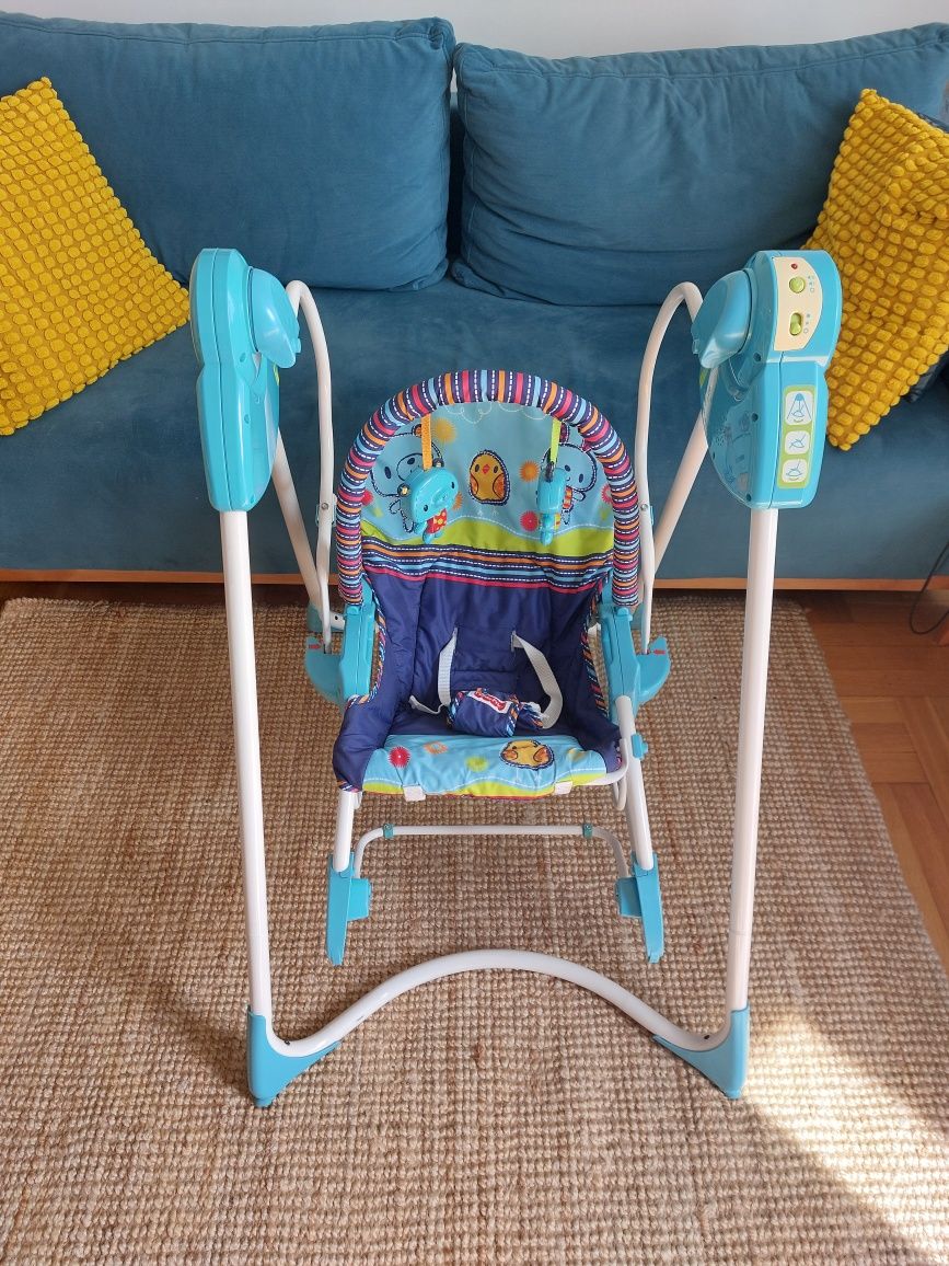 Huśtawka Leżaczek Bujaczek  3w1  Fisher Price