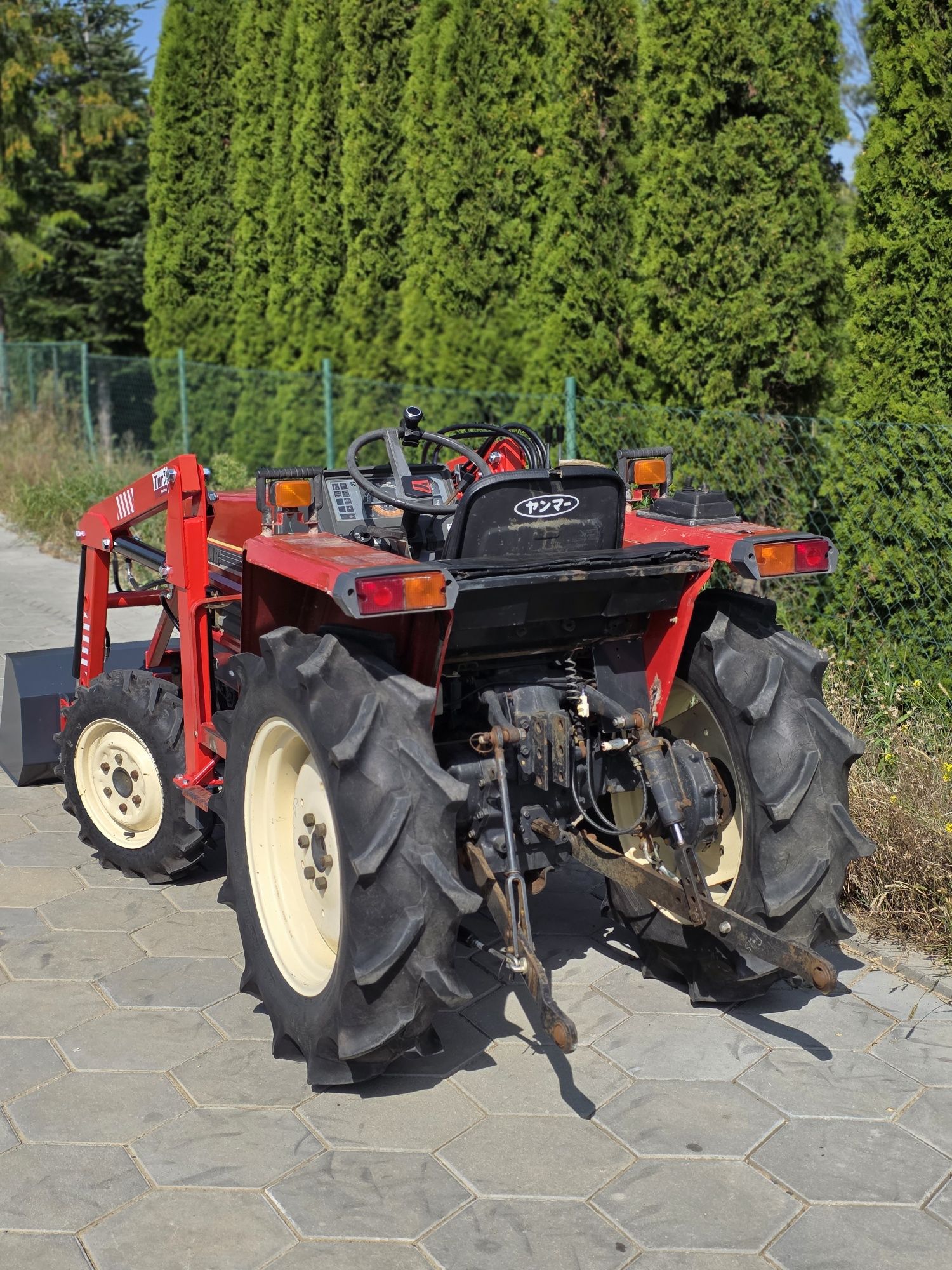 Mini traktorek YANMAR F215 TUR ladowacz krokodyl (nie kubota gl iseki