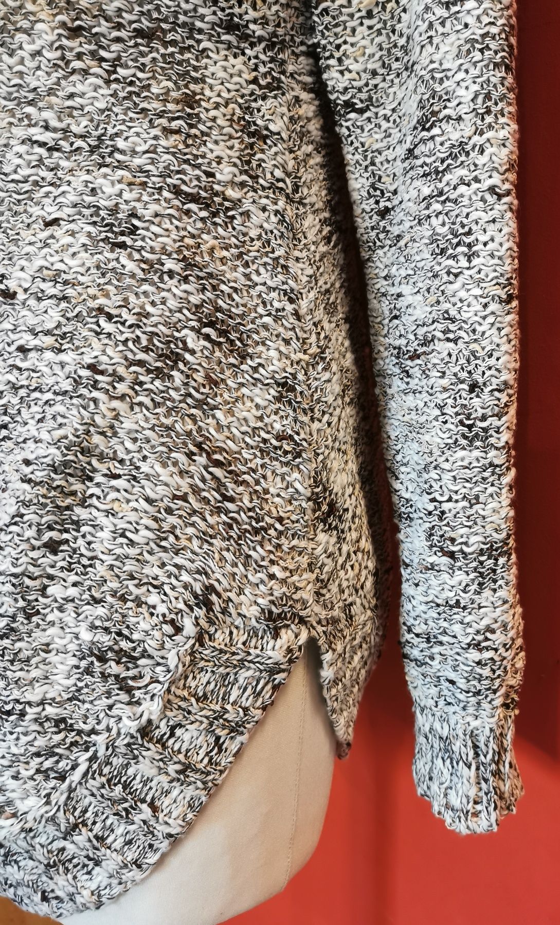 Sweterek sweter z frędzlami