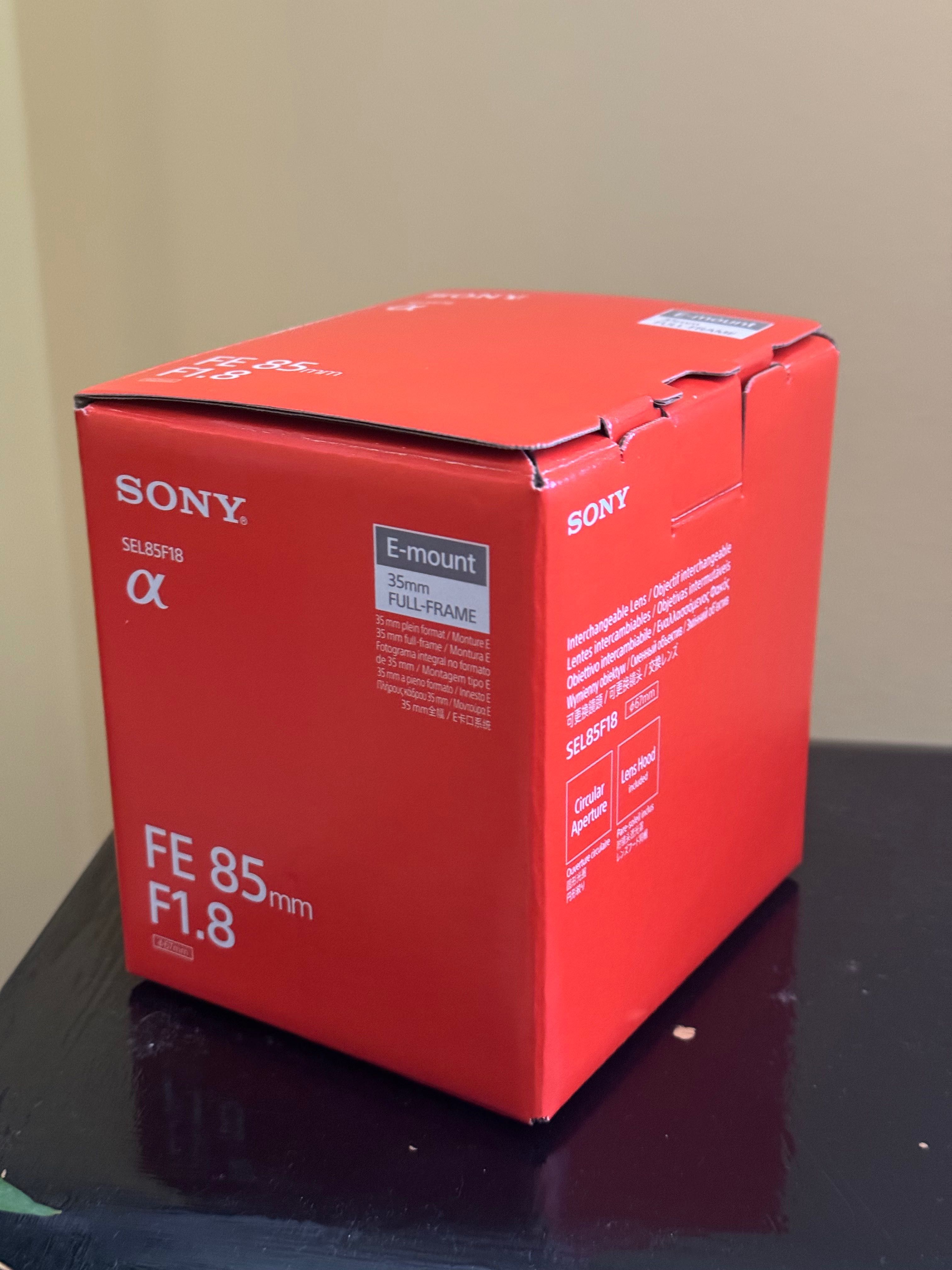 Okazja obiektyw Sony FE 85 mm f/1.8 Nowy
