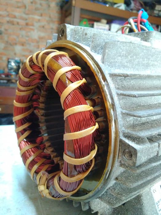 Перемотка електродвигунів, ремонт электродвигателей