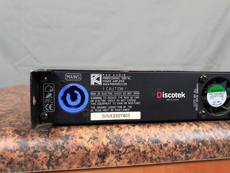 PKN Audio XD-2500 | 2x1500W | Powersoft, Lab Gruppen, Crown, Crest