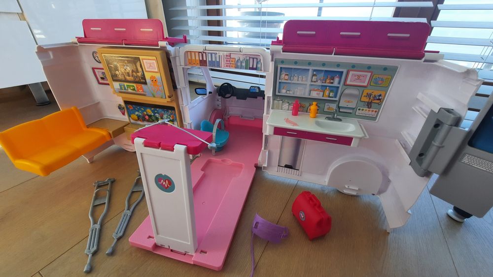 Oryginalna karetka Barbie samochód dla lalek