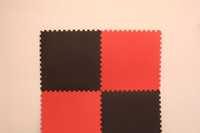 Mata puzzle 2,5 cm czerwono czarna OUTLET
