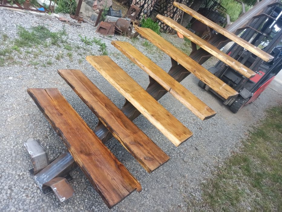 Schody konstrukcja pod deski. Rama nośna