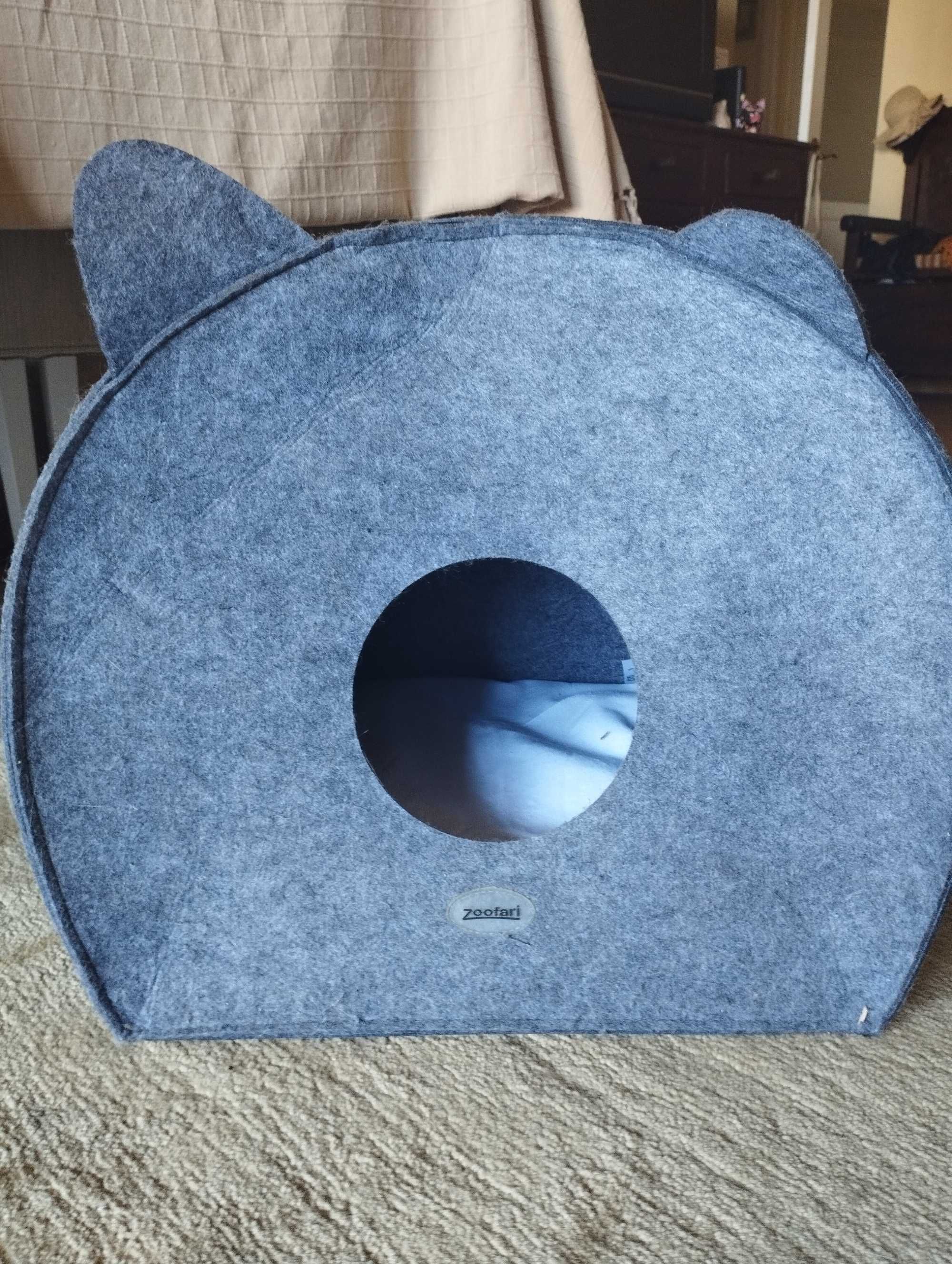 Toca confortável para gato