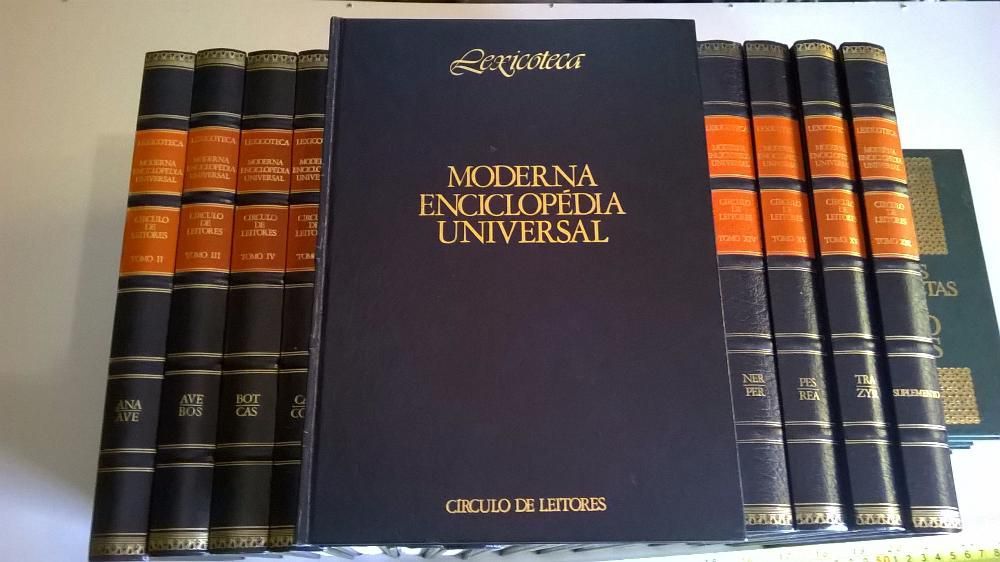 Enciclopédia Universal Moderna - 16 Livros do Círc.de Leitores - 36 €.
