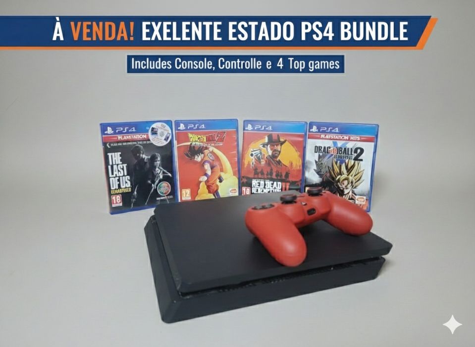 Playstation 4, com jogos